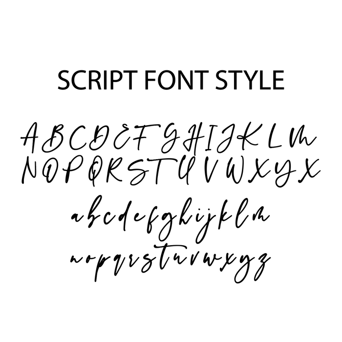 Wooden Script Name Wall