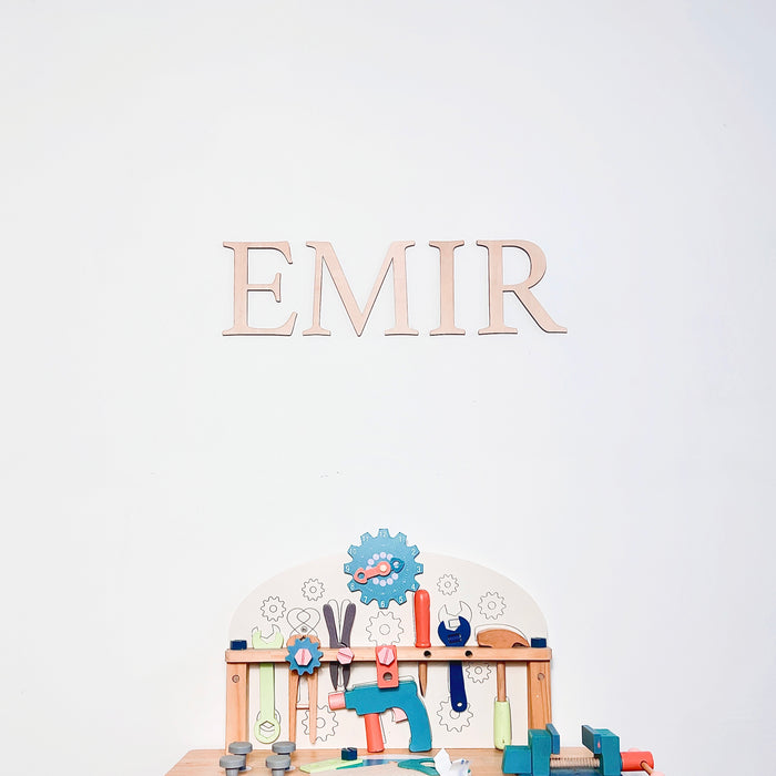 Wooden Name Wall Letters