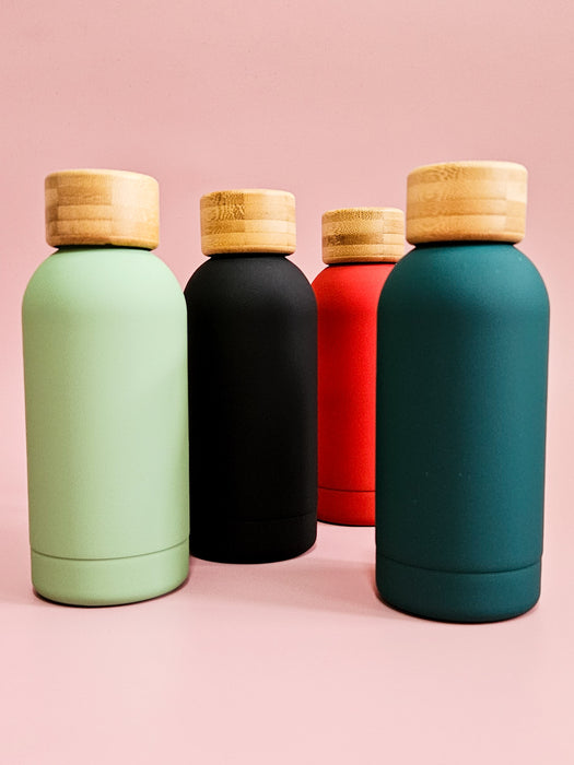 Matte Wood Insulated Tumbler 500ml