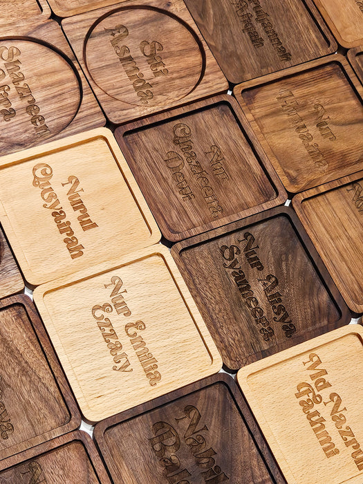 Personalised Wooden Coasters