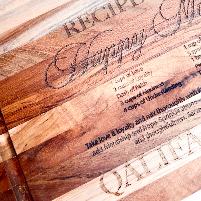 Personalised Wooden Cutting Board